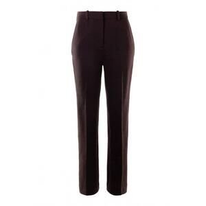 NEW CIRCOLO 1901 women's flared fleece dress pant in chicory